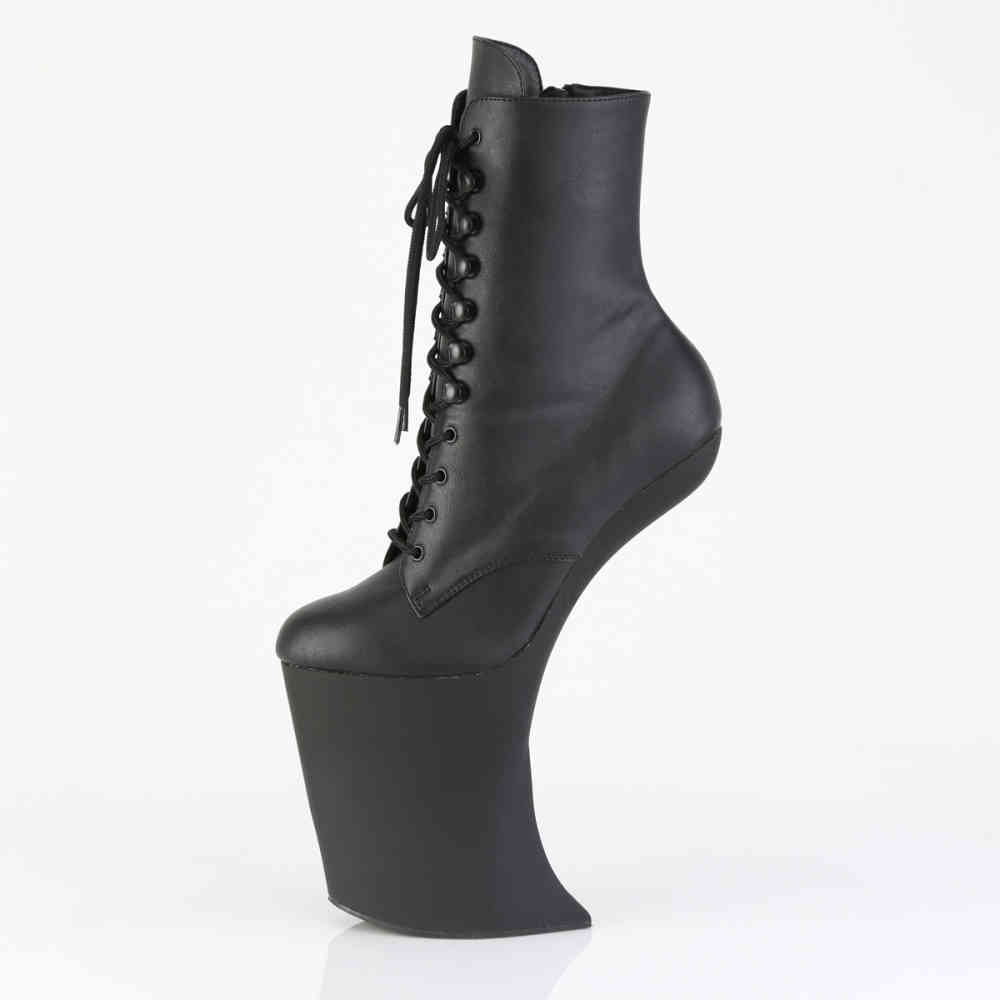 Pleaser - BEWITCHED-1020 Plateau Laarzen, Paaldans schoenen - Zwart
